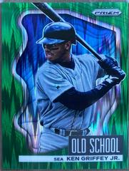 Ken Griffey Jr. [Forest Green Flash Prizm] #OS-2 Baseball Cards 2022 Panini Prizm Old School Prices