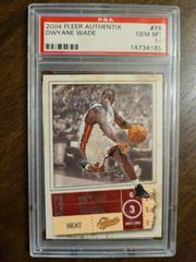 Dwyane Wade #78 Basketball Cards 2004 Fleer Authentix Prices