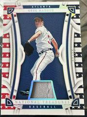 Greg Maddux [Silver] #7 Baseball Cards 2023 Panini National Treasures Red White and Blue Prices