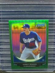 Corey Seager [Green Refractor] Baseball Cards 2013 Bowman Chrome Mini Prices