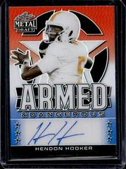 Cameron Rising [Prismatic Red, White and Blue] #AD-CR1 Football Cards 2022 Leaf Metal Draft Armed and Dangerous Autographs Prices
