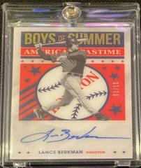 Lance Berkman #BOS-LB Baseball Cards 2021 Panini Chronicles Boys of Summer Autographs Prices