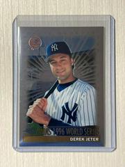 Derek Jeter [Magic Moments Wins 1996 World Series] #478 Baseball Cards 2000 Topps Chrome Prices