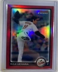 Koji Uehara [Red Refractor] Baseball Cards 2010 Bowman Chrome Prices