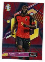 Romelu Lukaku [Red Refractor] #5 Soccer Cards 2023 Topps Finest Road to UEFA EURO Prices