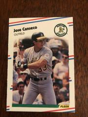 Jose Canseco Baseball Cards 1988 Fleer Mini Prices