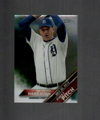 Jim Harbaugh [Orange Refractor] Baseball Cards 2016 Topps Chrome First Pitch Prices
