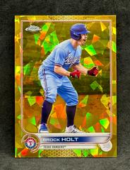 Brock Holt [Gold] #113 Baseball Cards 2022 Topps Chrome Sapphire Prices