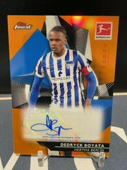 Dedryck Boyata [Orange Refractor] Soccer Cards 2020 Topps Finest Bundesliga Autographs Prices