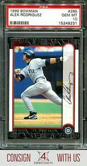Alex Rodriguez #265 Baseball Cards 1999 Bowman Prices