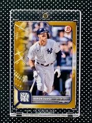 Aaron Judge [Gold] Baseball Cards 2022 Bowman Prices