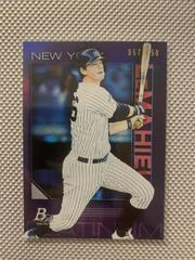 DJ LeMahieu [Purple] #3 Baseball Cards 2020 Bowman Platinum Prices