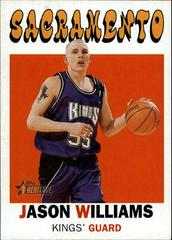 Jason Williams #6 Basketball Cards 2000 Topps Heritage Prices