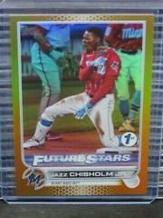 Jazz Chisholm Jr. [Gold] #6 Baseball Cards 2022 Topps 1st Edition Prices