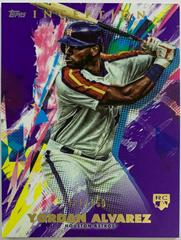 Yordan Alvarez [Purple] Baseball Cards 2020 Topps Inception Prices