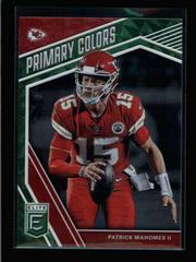 Patrick Mahomes II [Green] #PC-25 Football Cards 2019 Donruss Elite Primary Colors Prices