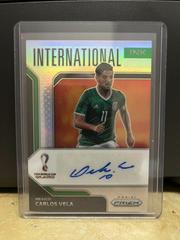 Carlos Vela [Silver Prizm] Soccer Cards 2022 Panini Prizm World Cup International Ink Autograph Prices