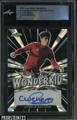 Charlie Wellens [Black Crystal] Soccer Cards 2022 Leaf Metal Wonderkid Autographs Prices