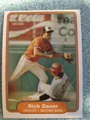 Rich Dauer Baseball Cards 1982 Fleer Prices