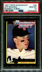 Jeff Bagwell Baseball Cards 1992 Topps McDonald's Baseball's Best Prices