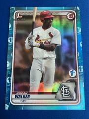 Jordan Walker [Sky Blue Foil] #BD-57 Baseball Cards 2020 Bowman Draft 1st Edition Prices