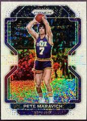 Pete Maravich [White Sparkle Prizm] #261 Basketball Cards 2021 Panini Prizm Prices