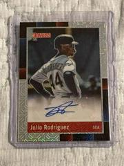 Julio Rodriguez [Mojo] #R88S-JR Baseball Cards 2022 Panini Donruss Optic Retro 1988 Signatures Prices