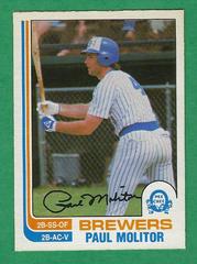 Paul Molitor Baseball Cards 1982 O Pee Chee Prices