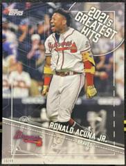 Ronald Acuna Jr. [5x7] Baseball Cards 2022 Topps 2021’s Greatest Hits Prices