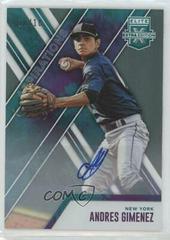 Andres Gimenez [Autograph Aspirations Tie Dye] #107 Baseball Cards 2017 Panini Elite Extra Edition Prices