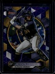 Jackson Chourio [Purple] Baseball Cards 2023 Bowman's Best Top Prospects Prices