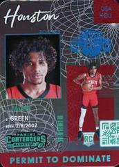Jalen Green Basketball Cards 2021 Panini Contenders Permit to Dominate Prices