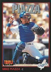 Mike Piazza Baseball Cards 1993 Panini Donruss Triple Play Prices
