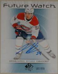 Jordan Harris #RFWA-JH Hockey Cards 2022 SP Authentic 2012-13 Retro Future Watch Autographs Prices
