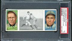 F. Chance, WM. Foxen [Chance Beats Out A Hit] Baseball Cards 1912 T202 Hassan Triple Folder Prices