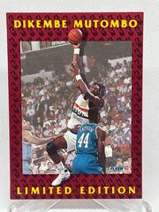 Dikembe Mutombo [Limited Edition] #12 Basketball Cards 1992 Fleer Prices