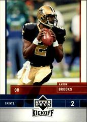 Aaron Brooks #55 Football Cards 2005 Upper Deck Kickoff Prices