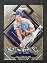 Walker Buehler #E-15 Baseball Cards 2022 Panini Prizm Emergent Prices