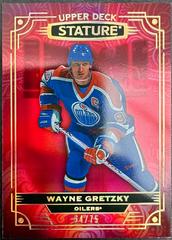 Wayne Gretzky [Red] Hockey Cards 2022 Upper Deck Stature Prices