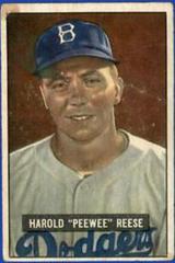 Pee Wee Reese #80 Baseball Cards 1951 Bowman Prices
