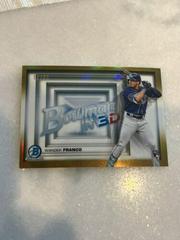 Wander Franco [Gold Refractor] #B3D-1 Baseball Cards 2022 Bowman in 3D Prices