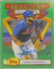 Amed Rosario [Autograph Purple] #AR Baseball Cards 2018 Topps Clearly Authentic Prices