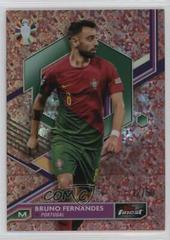 Bruno Fernandes [Gold Refractor] #65 Soccer Cards 2023 Topps Finest Road to UEFA EURO Prices