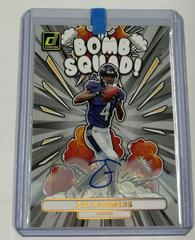 Zay Flowers [Autograph] #BS-12 Football Cards 2023 Panini Donruss Bomb Squad Prices