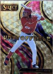 James Wood [Gold Vinyl] Baseball Cards 2023 Panini Select Unstoppable Prices