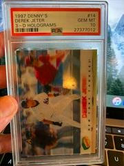 Derek Jeter #14 Baseball Cards 1997 Denny's 3D Holograms Prices