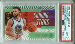 Stephen Curry [Emerald] #7 Basketball Cards 2019 Panini Illusions Shining Stars Prices