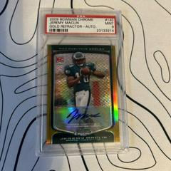 Jeremy Maclin [Gold Refractor Autograph] Football Cards 2009 Bowman Chrome Prices