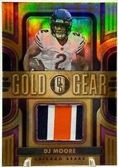 DJ Moore [Rose Gold] #GG-FM Football Cards 2023 Panini Gold Standard Gear Prices