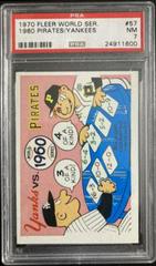 1960 Pirates, Yankees #57 Baseball Cards 1970 Fleer World Series Prices